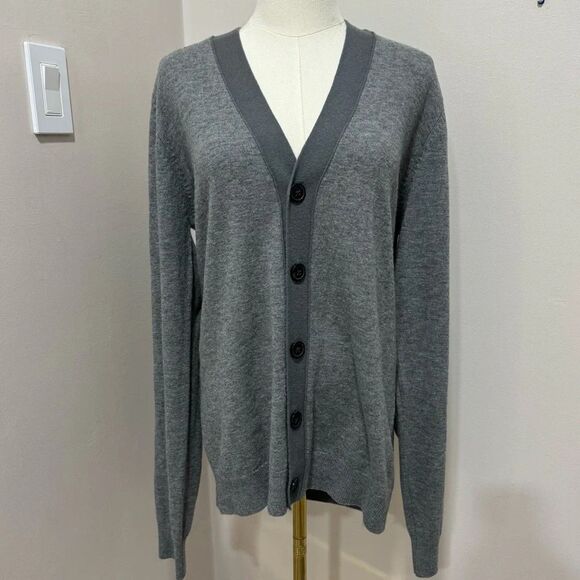 Next Signature Cardigan‎ Sweater lambswool and Cashmere Medium - Picture 1 of 3